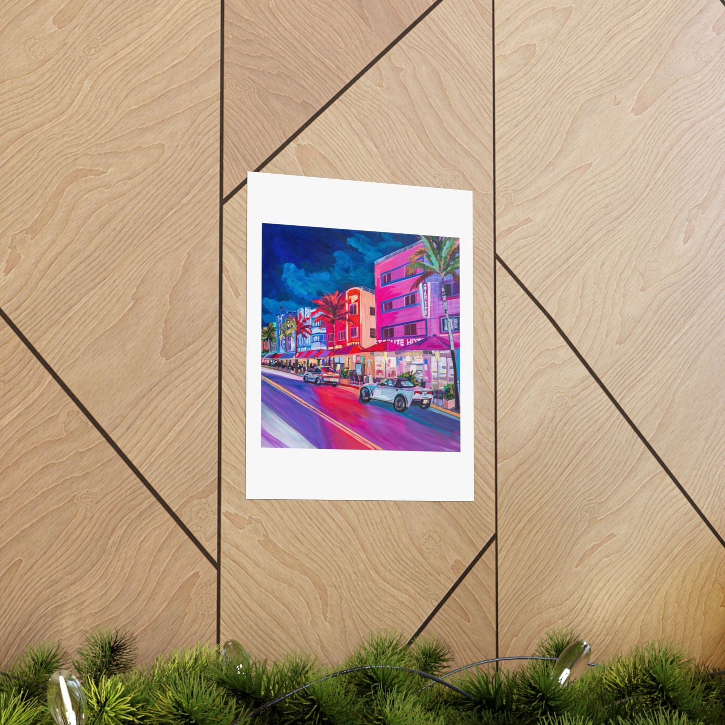 Starlite Hotel- South Beach Miami— Matte Paper Poster Reproduction