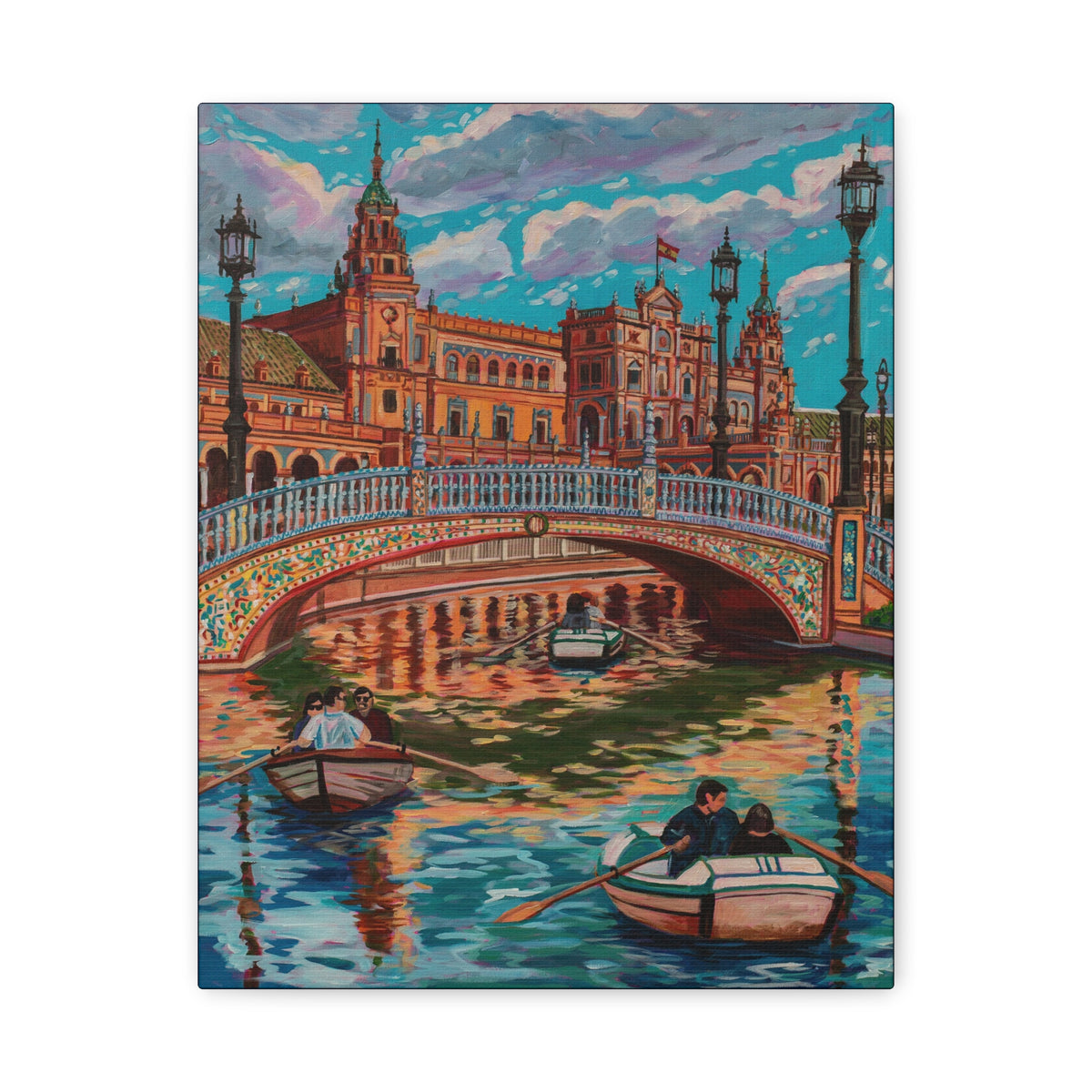 Postcards from Europe: Seville  —Matte Canvas, Stretched, 1.25"