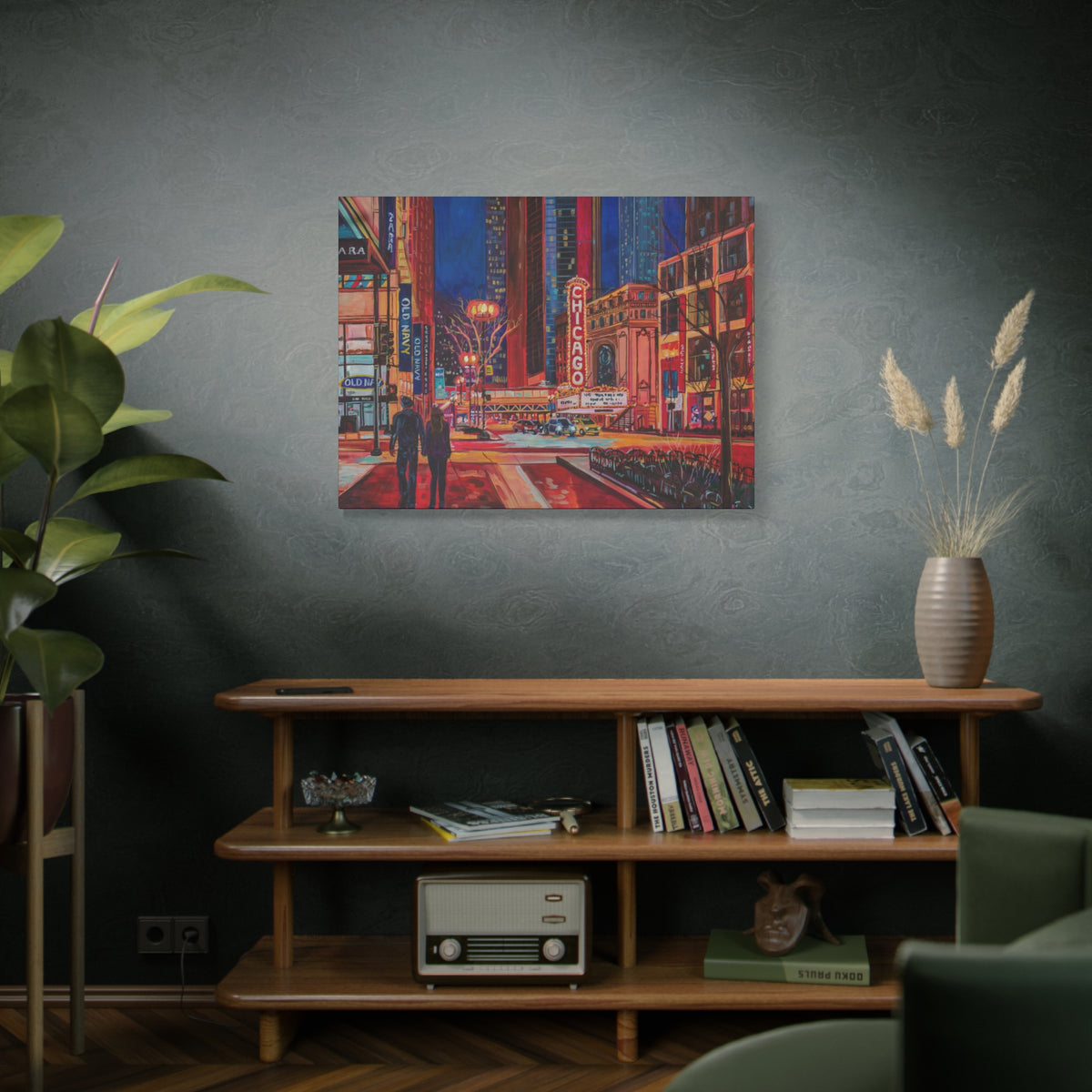 Chicago Theatre—Matte Canvas, Stretched, 1.25"