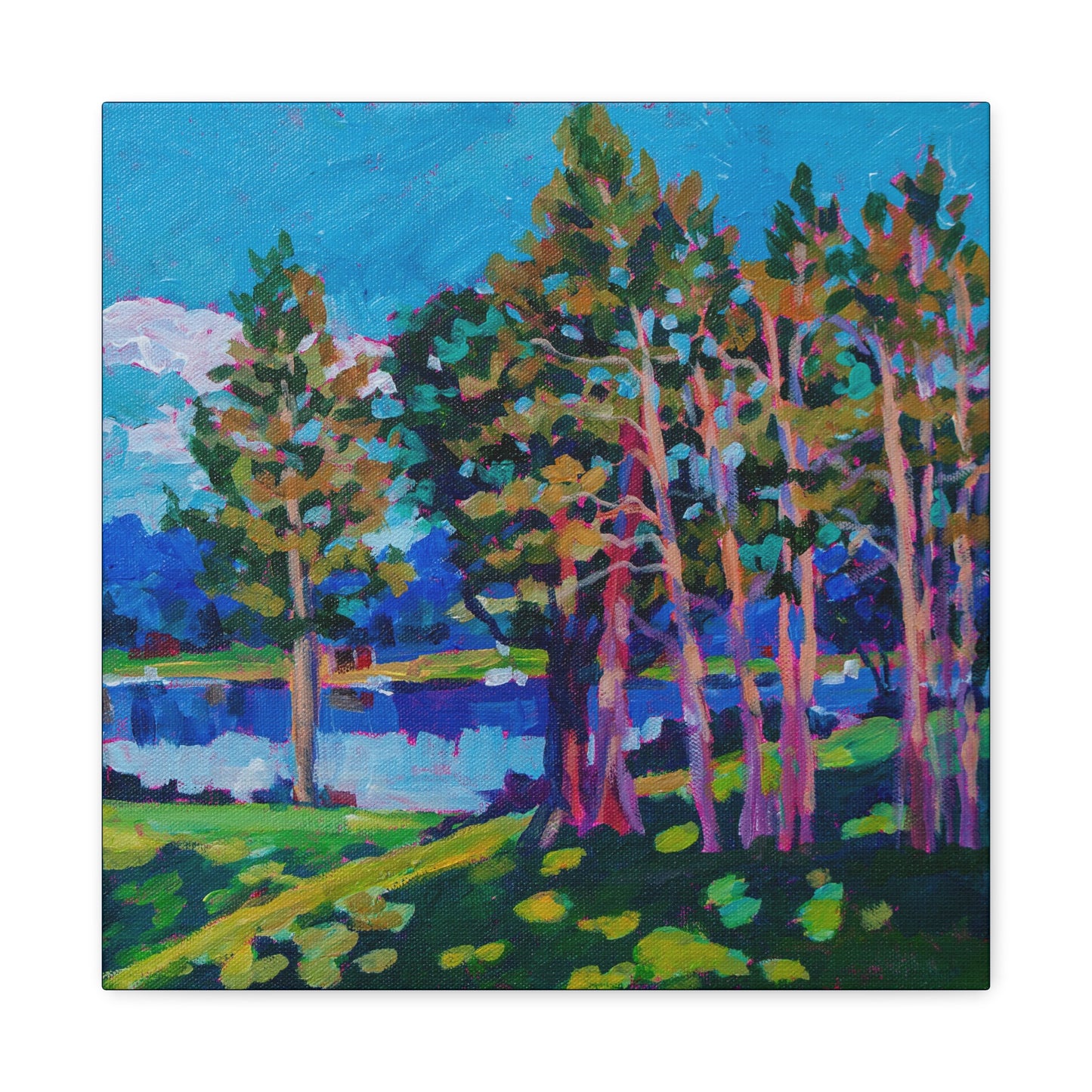 Happy Little Trees—Matte Canvas, Stretched, 1.25"