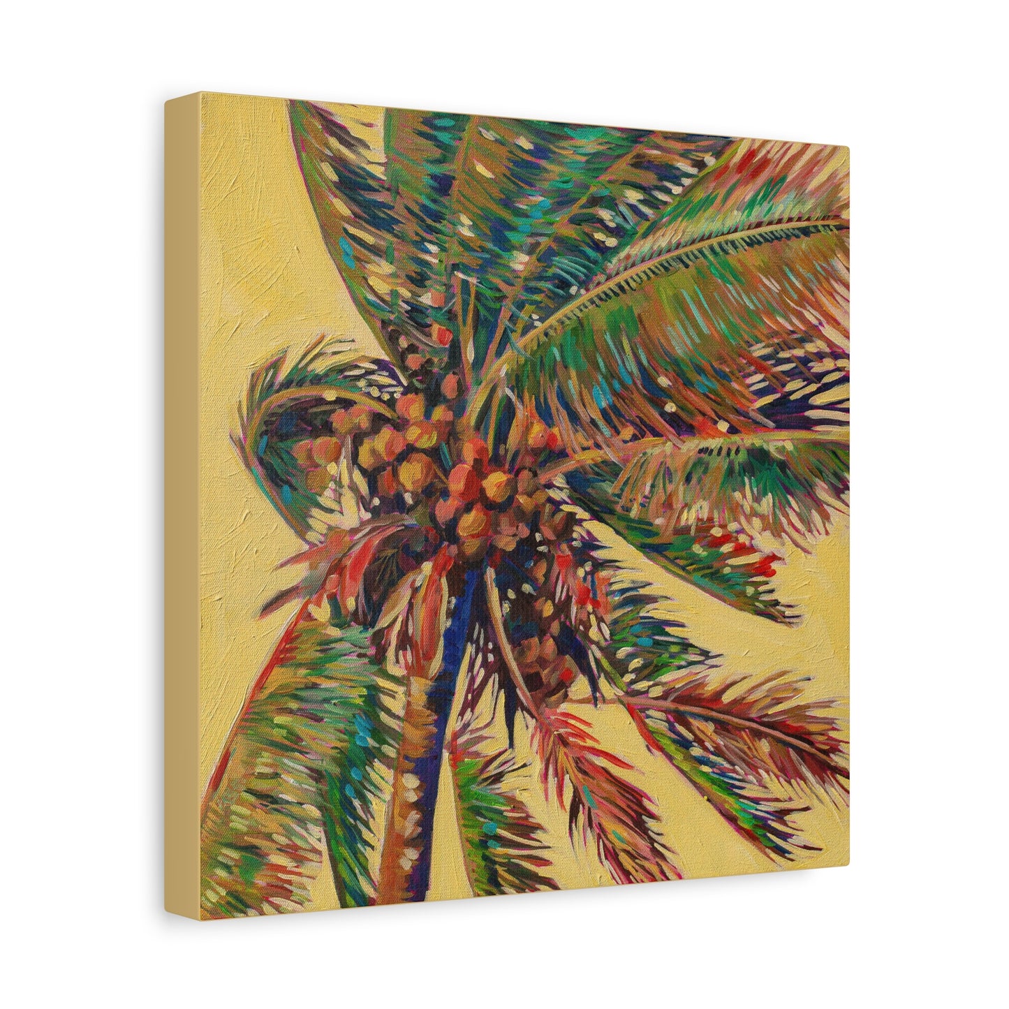 Palm Detail #16 (Coconut tree) —Matte Canvas, Stretched, 1.25"