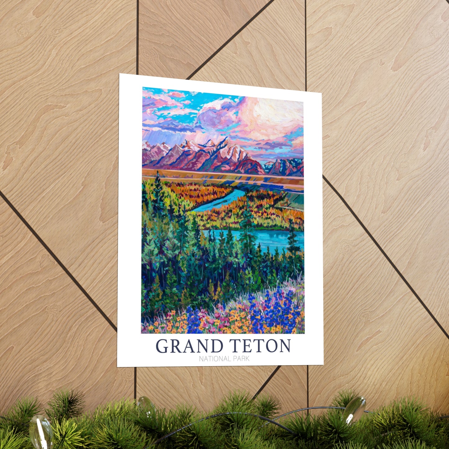Grand Teton National Park Matte Vertical Poster