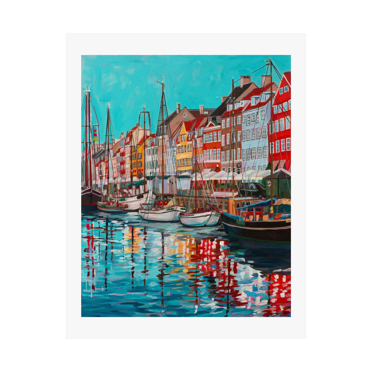 Postcards from Europe: Copenhagen— Fine Art Poster Reproduction