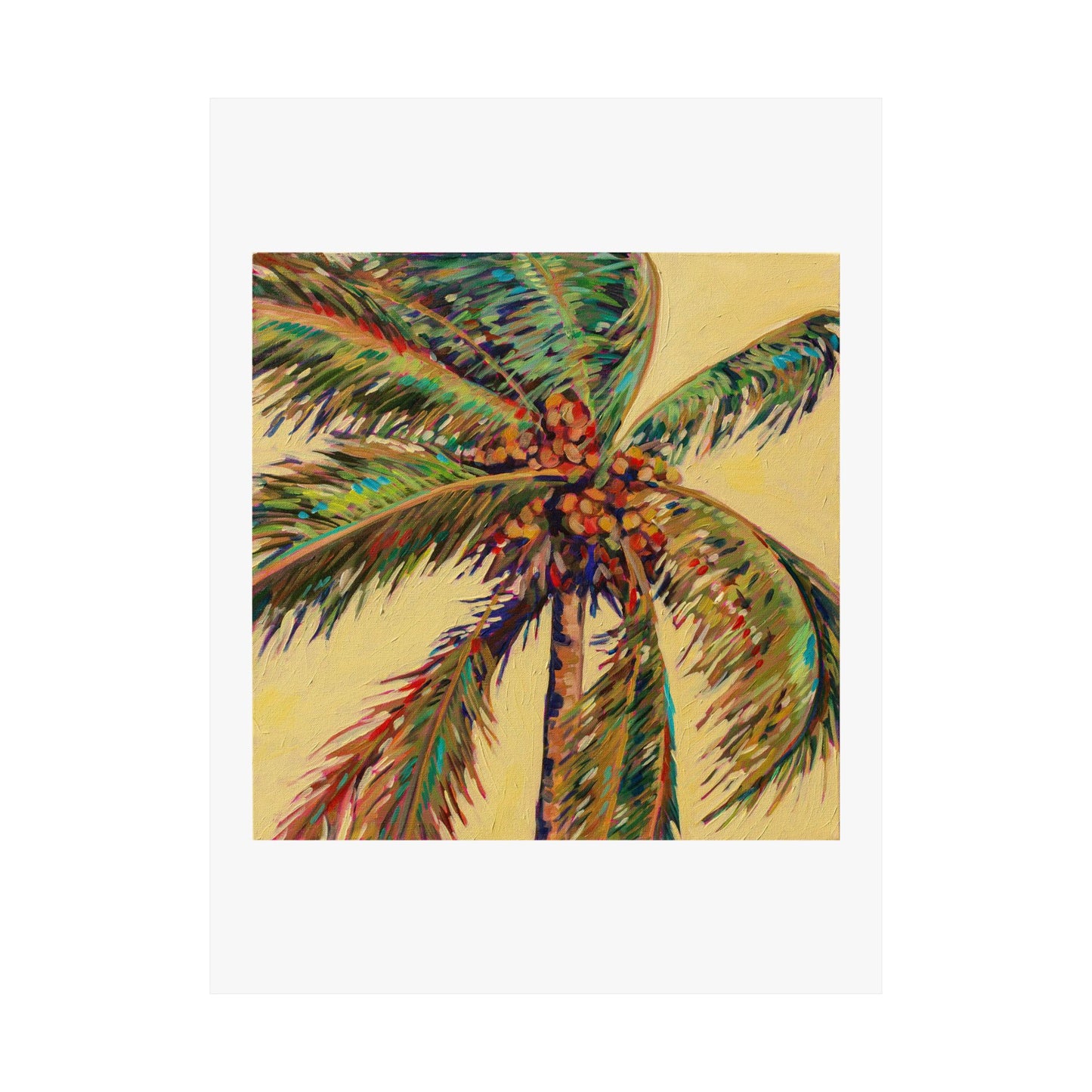 Palm Detail #17 (Coconut Tree) — Matte Paper Poster Reproduction
