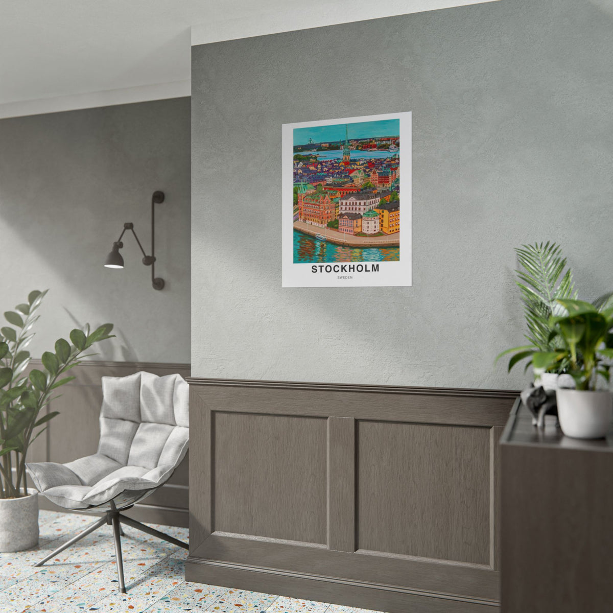Postcards from Europe- Stockholm: Travel Posters Souvenirs