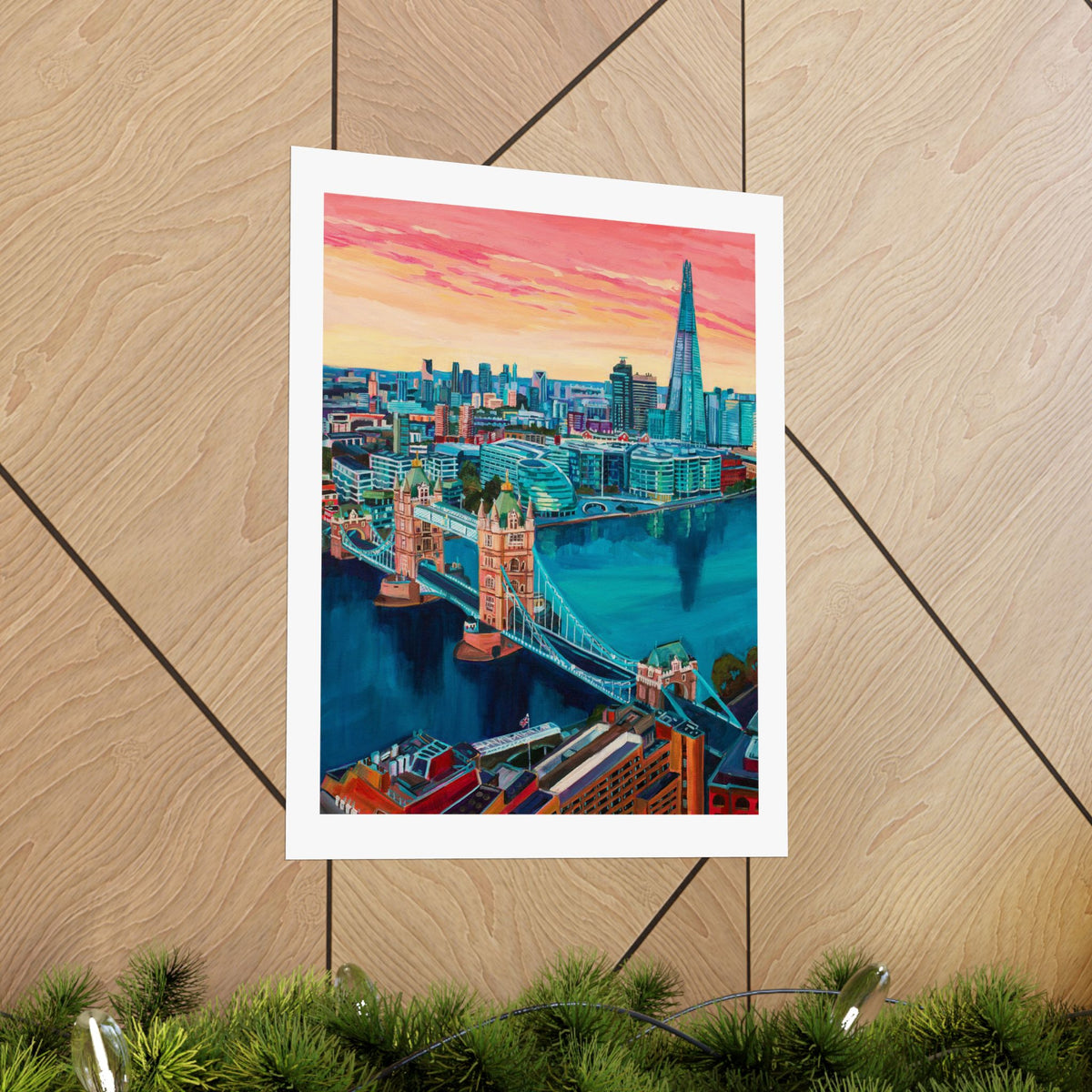 Postcards from Europe: London— Fine Art Poster Reproduction