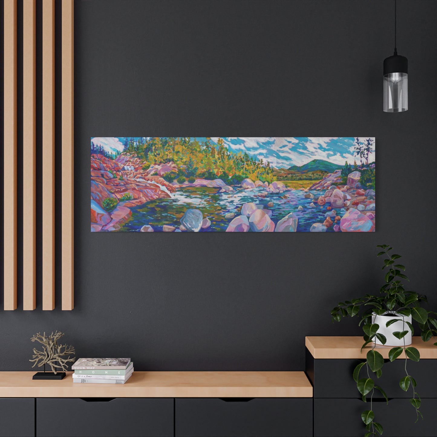 Alluvial Fan Rocky Mountain National Park— Gallery Wrapped Canvas Reproduction