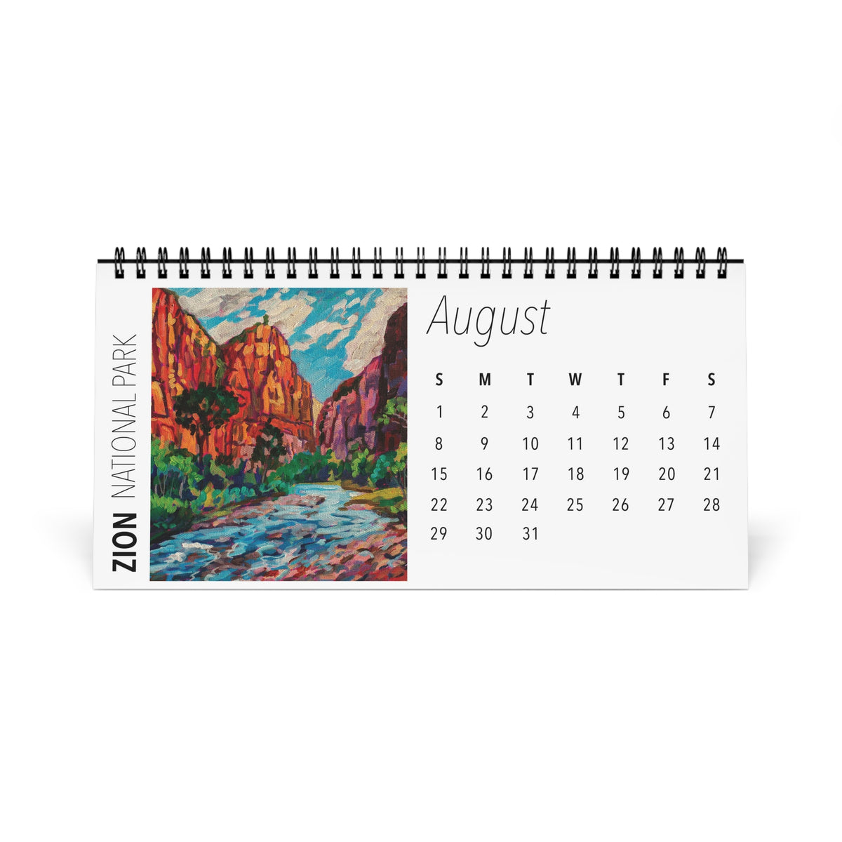 National Parks 2027 Desktop Calendar