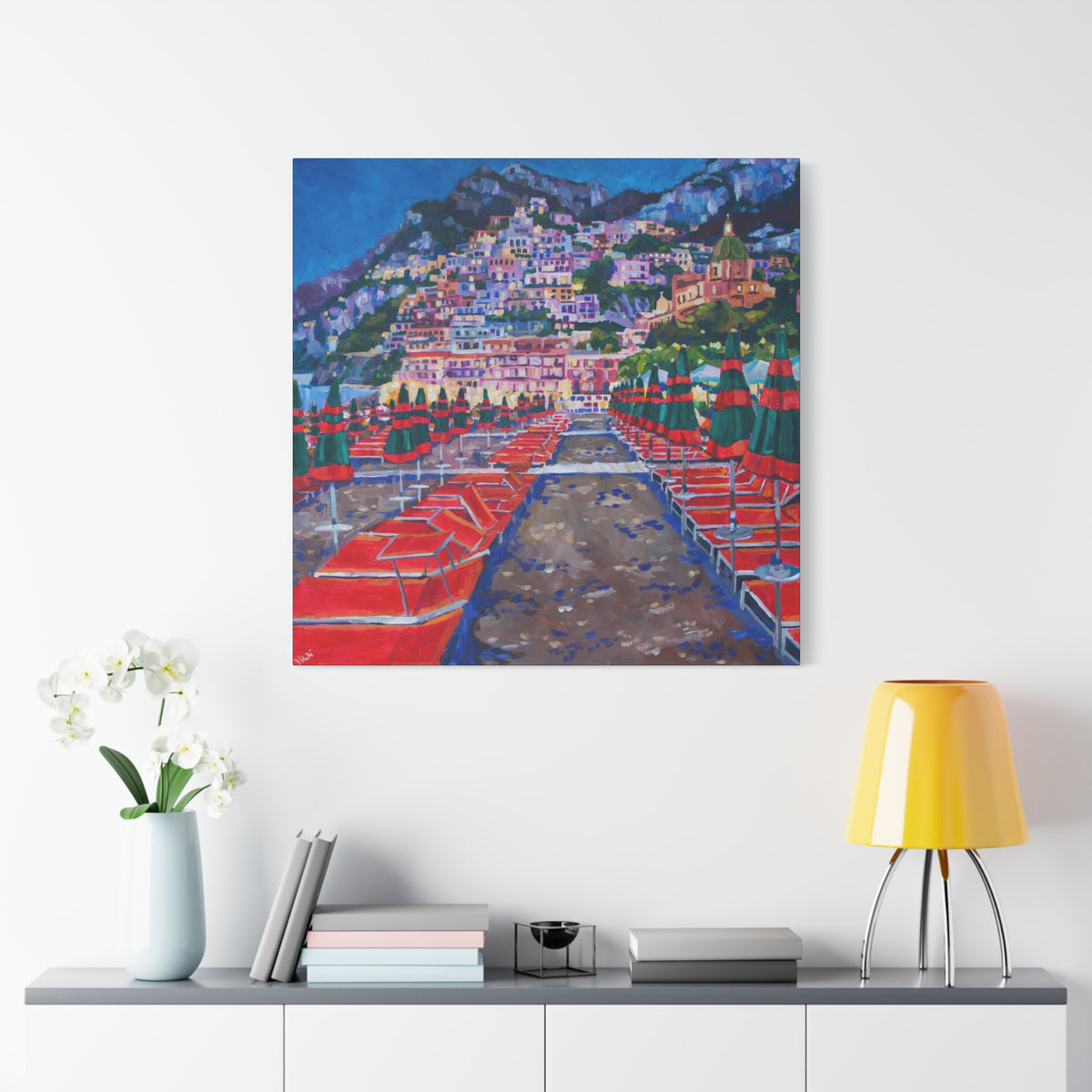 Positano at Dusk —Matte Canvas, Stretched, 1.25"