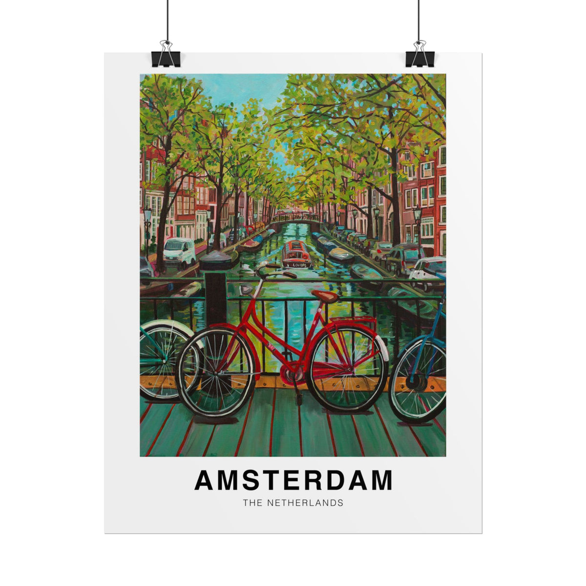 Postcards from Europe- Amsterdam: Travel Posters Souvenirs