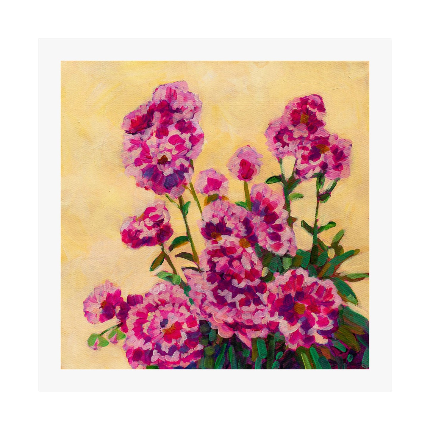 Pink Peonies— Matte Paper Poster Reproduction