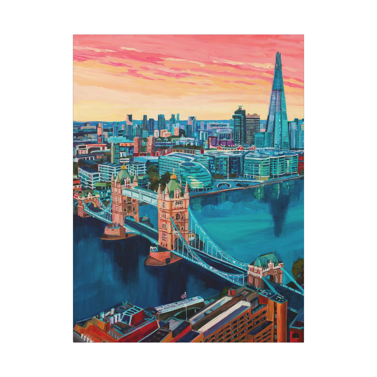 Postcards from Europe: Edinburgh —Matte Canvas, Stretched, 1.25"
