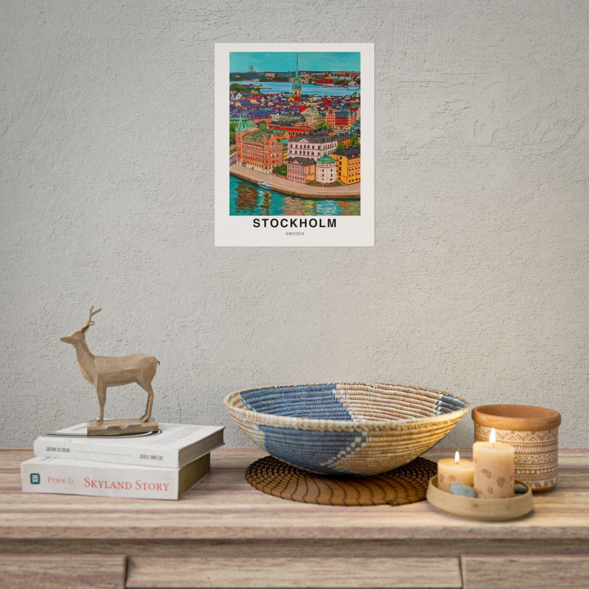 Postcards from Europe- Stockholm: Travel Posters Souvenirs
