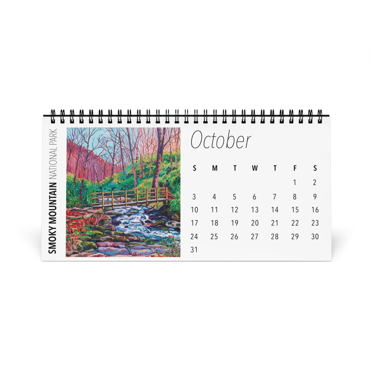 National Parks 2027 Desktop Calendar