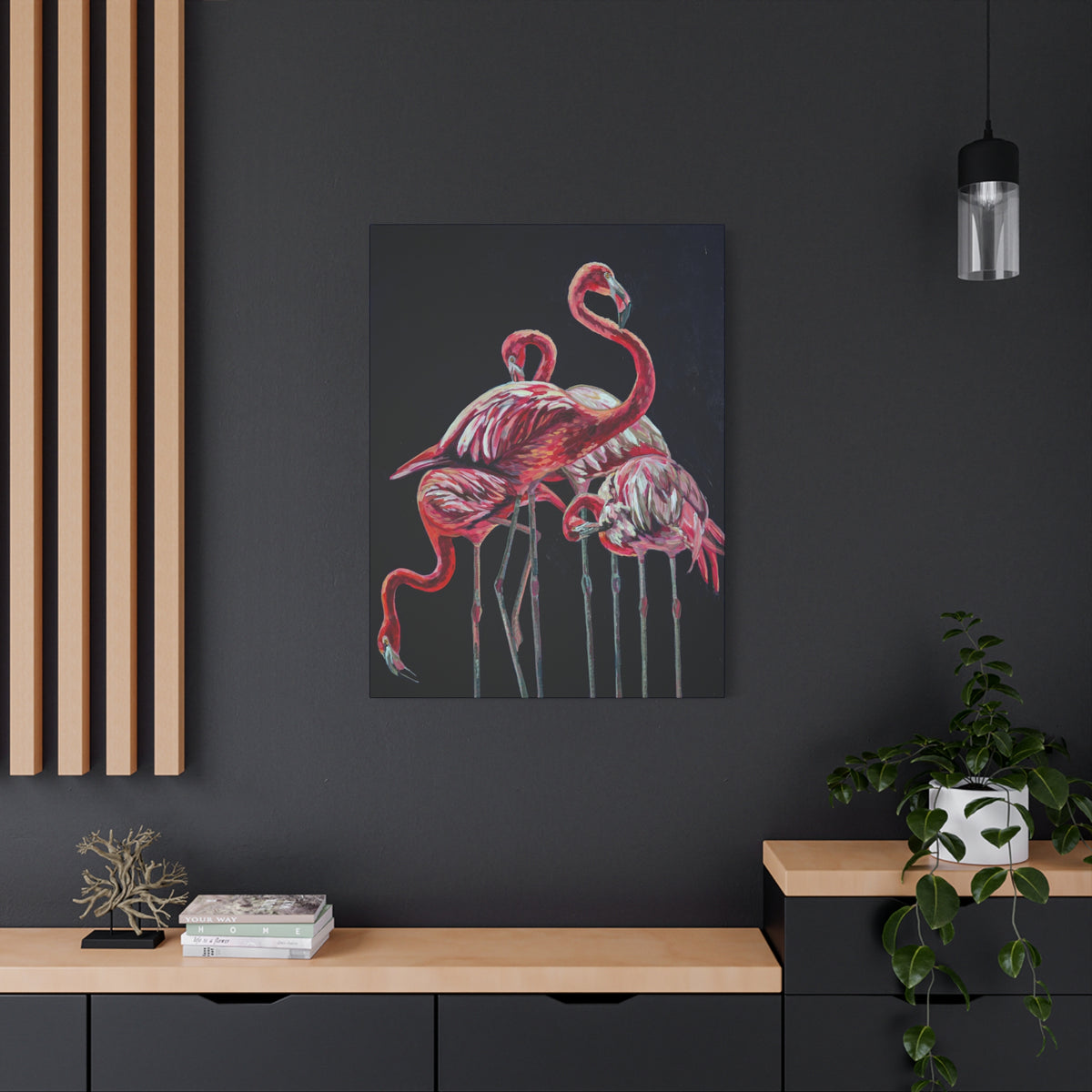 Taking a Dramatic Stand  —Matte Canvas, Stretched, 1.25"