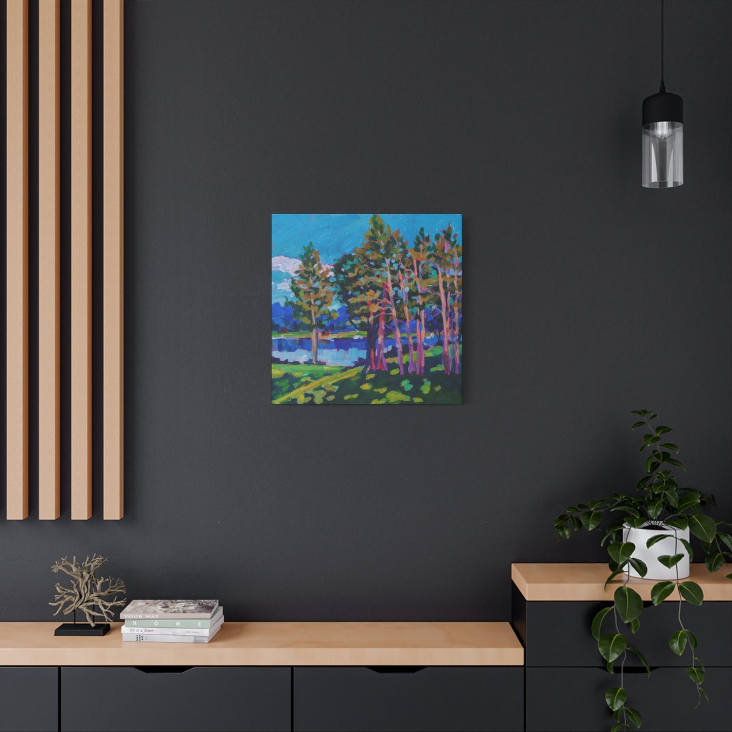Happy Little Trees—Matte Canvas, Stretched, 1.25"