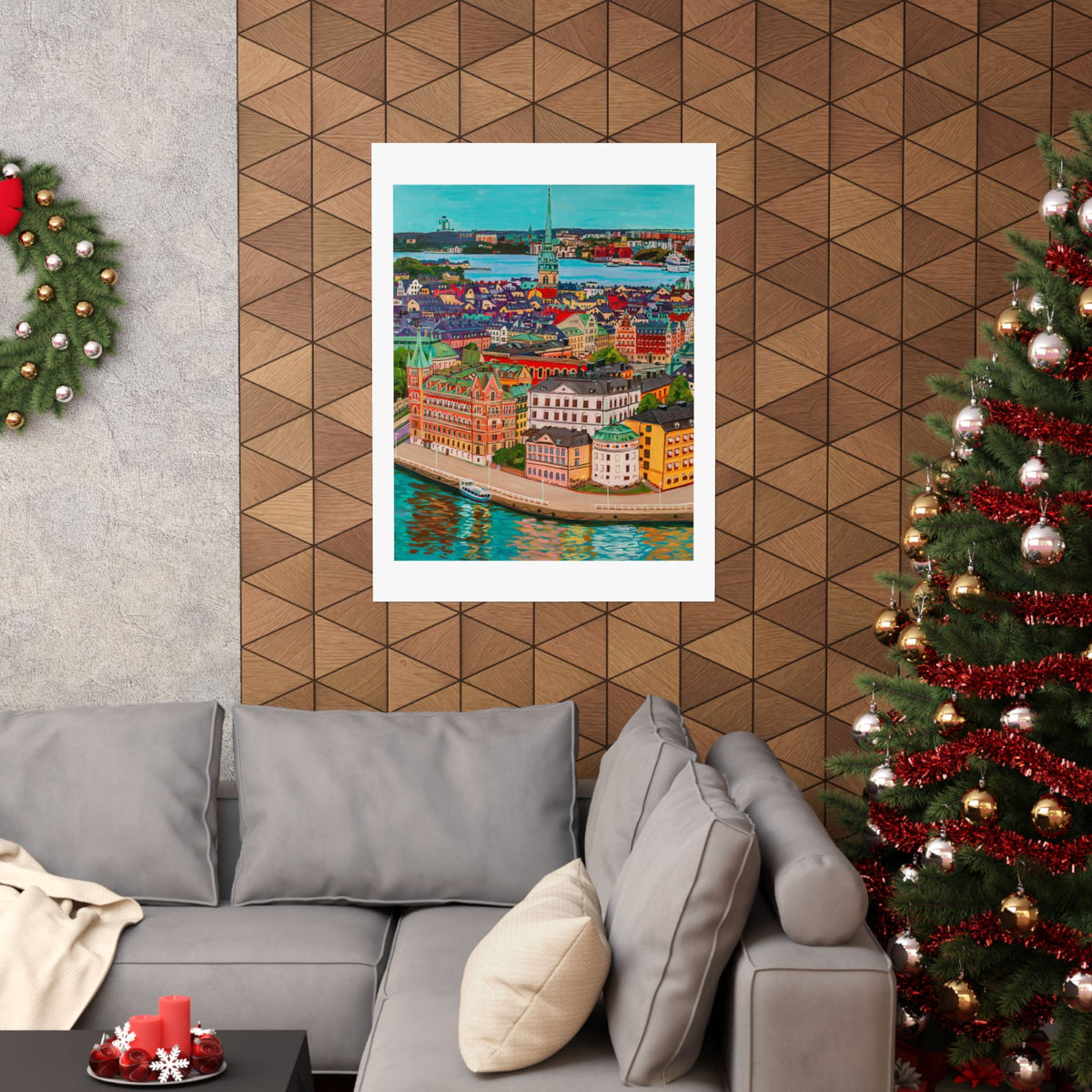 Postcards from Europe: Stockholm— Fine Art Poster Reproduction