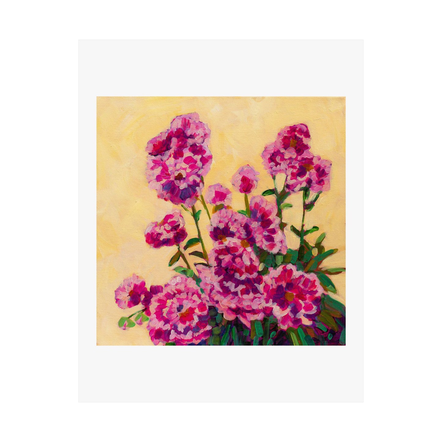 Pink Peonies— Matte Paper Poster Reproduction