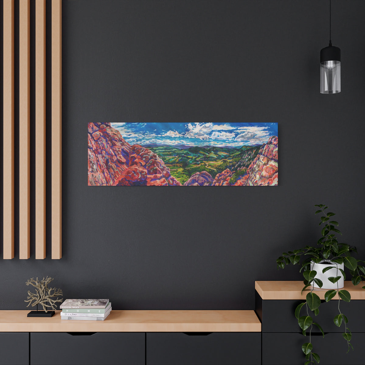 Foothills from Horsetooth Colorado— Gallery Wrapped Canvas Reproduction