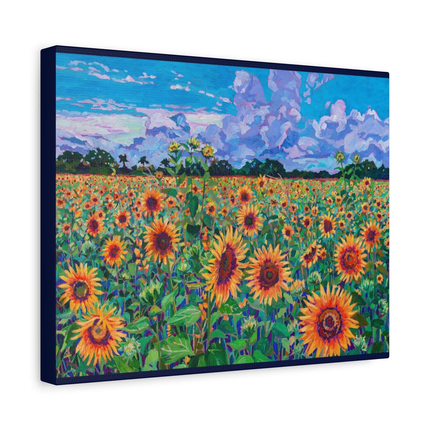 Field of Sunshine Sunflowers—Matte Canvas, Stretched, 1.25"