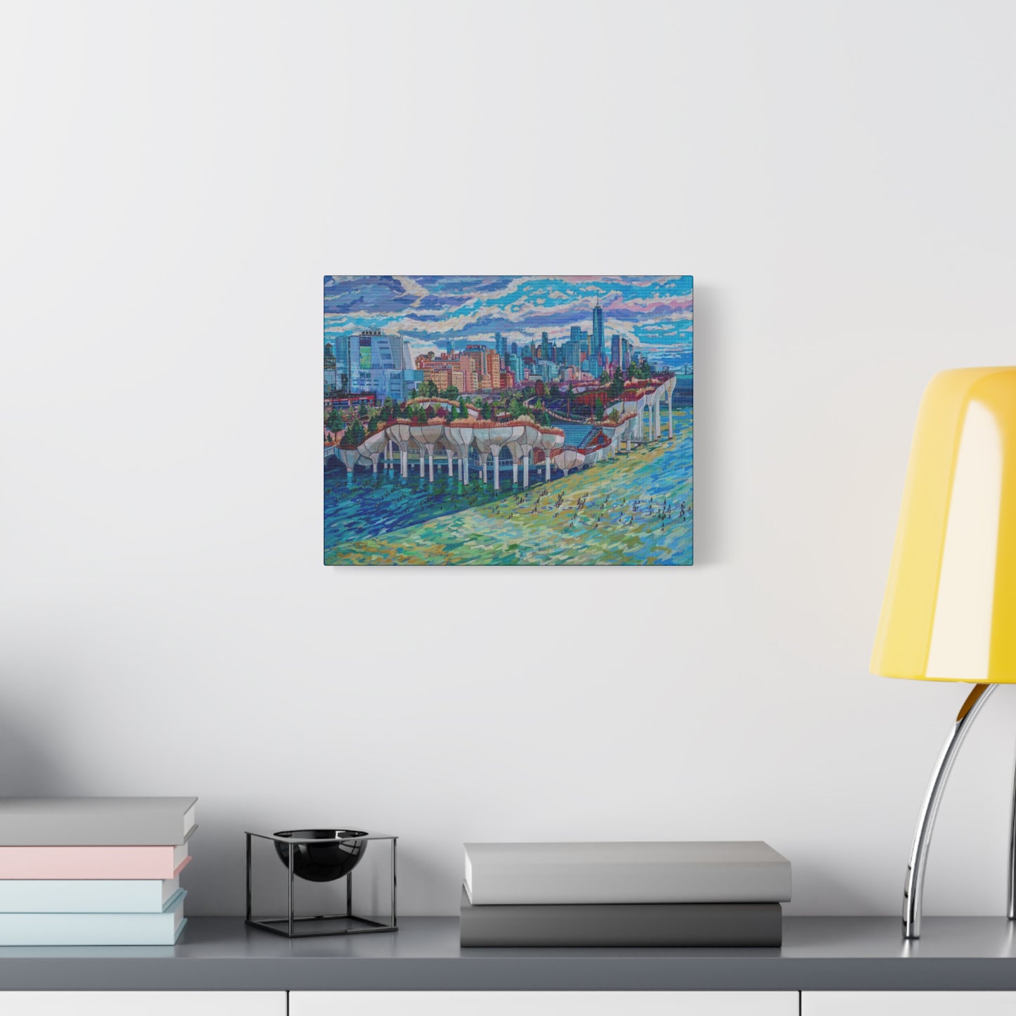Little Island and Downtown Manhattan —Matte Canvas, Stretched, 1.25"