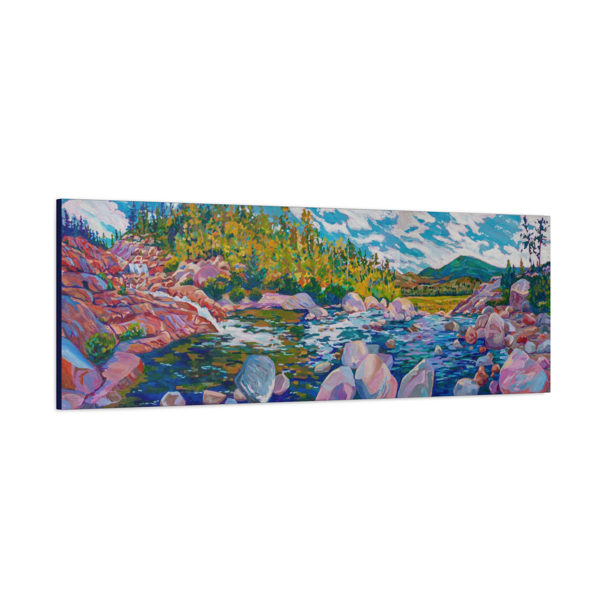 Alluvial Fan Rocky Mountain National Park— Gallery Wrapped Canvas Reproduction