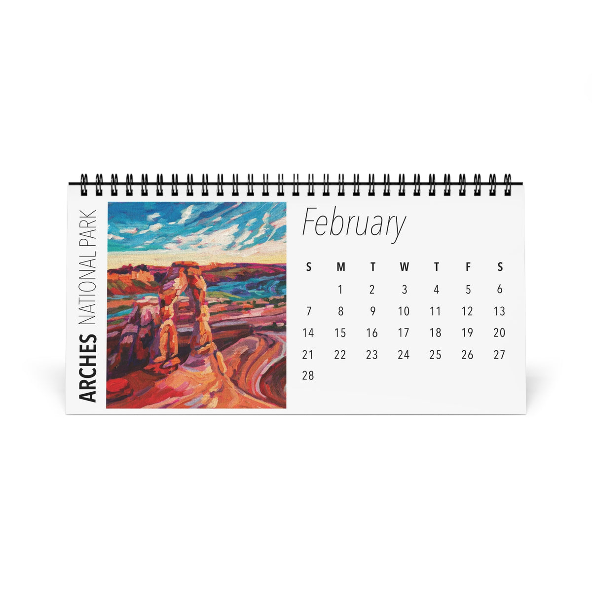 National Parks 2027 Desktop Calendar