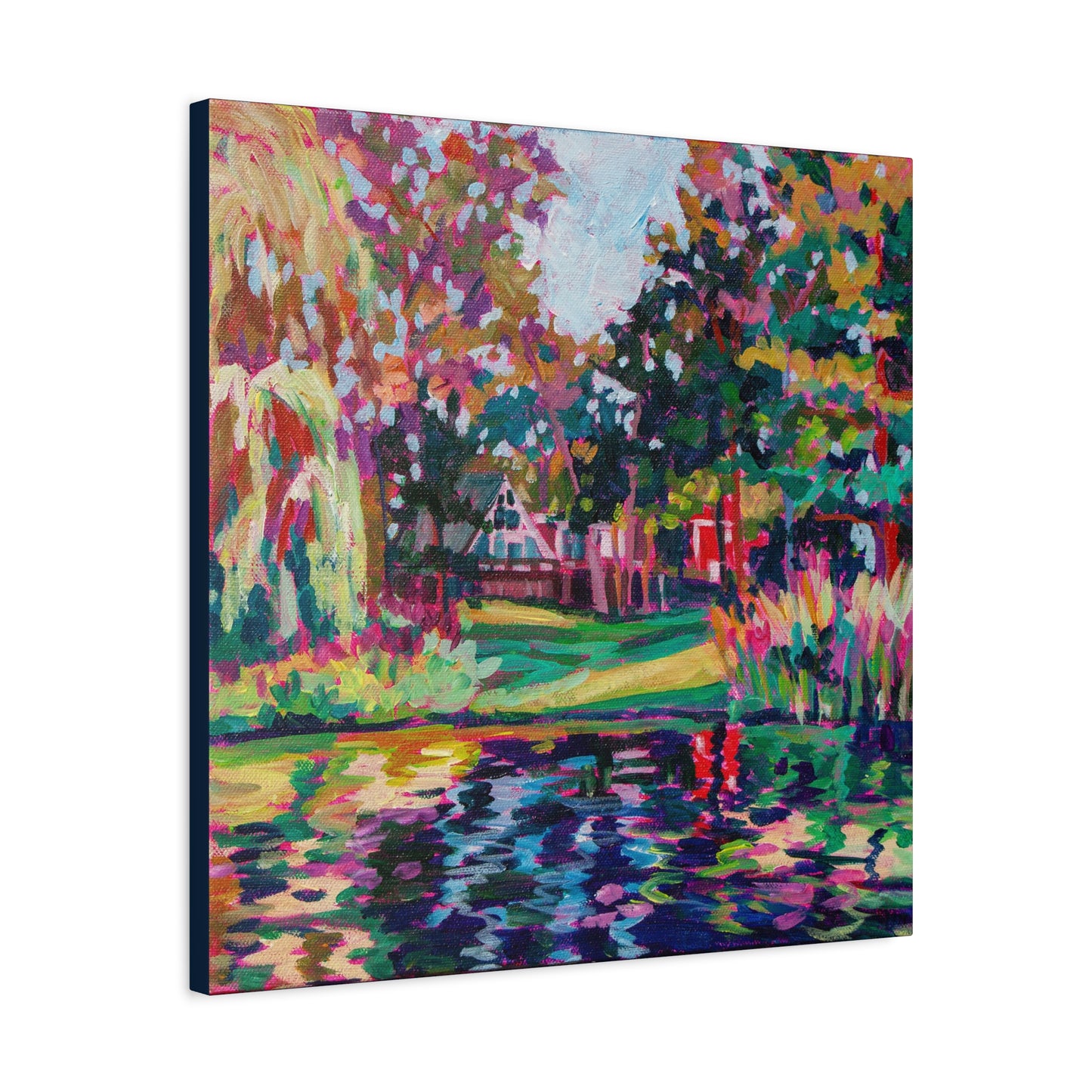 Cabin by the Lake—Matte Canvas, Stretched, 1.25"