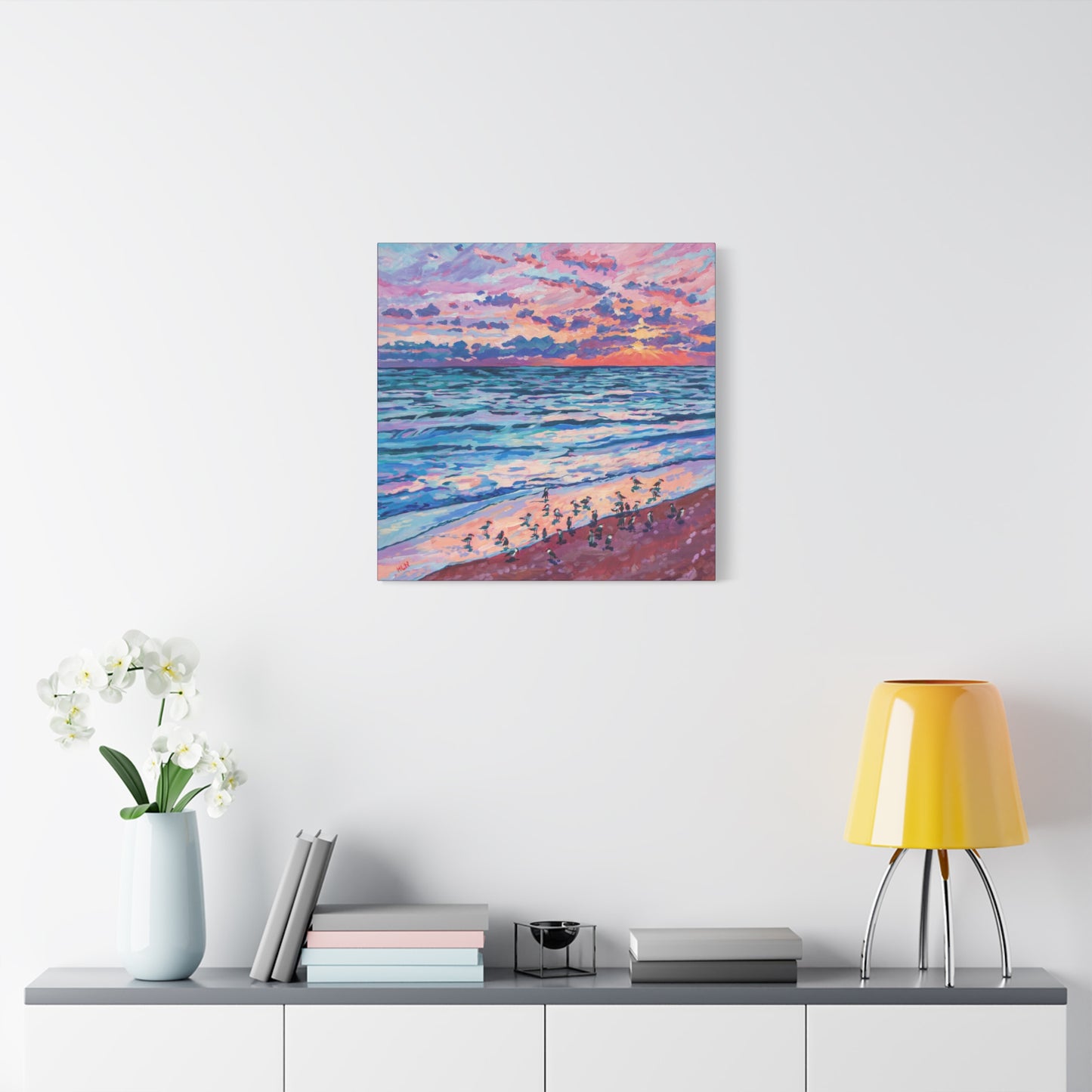 Morning Meetup—Matte Canvas, Stretched, 1.25"