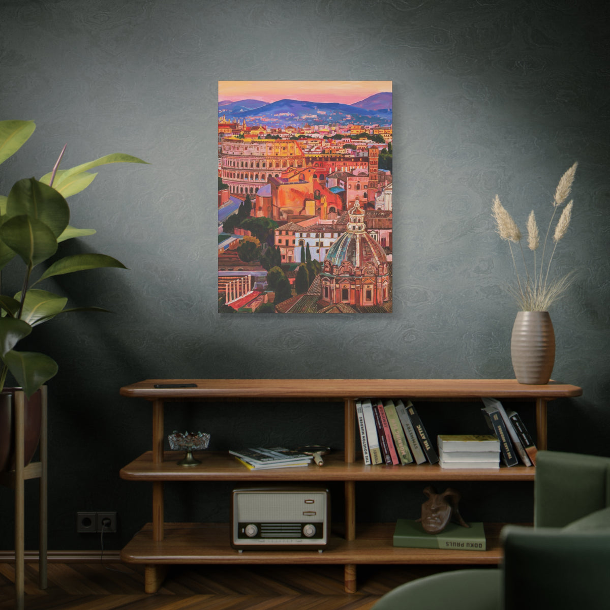 Postcards from Europe: Rome —Matte Canvas, Stretched, 1.25"
