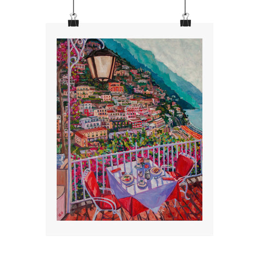 Things Hoped For, Positano, Italy — Fine Art Poster Reproduction