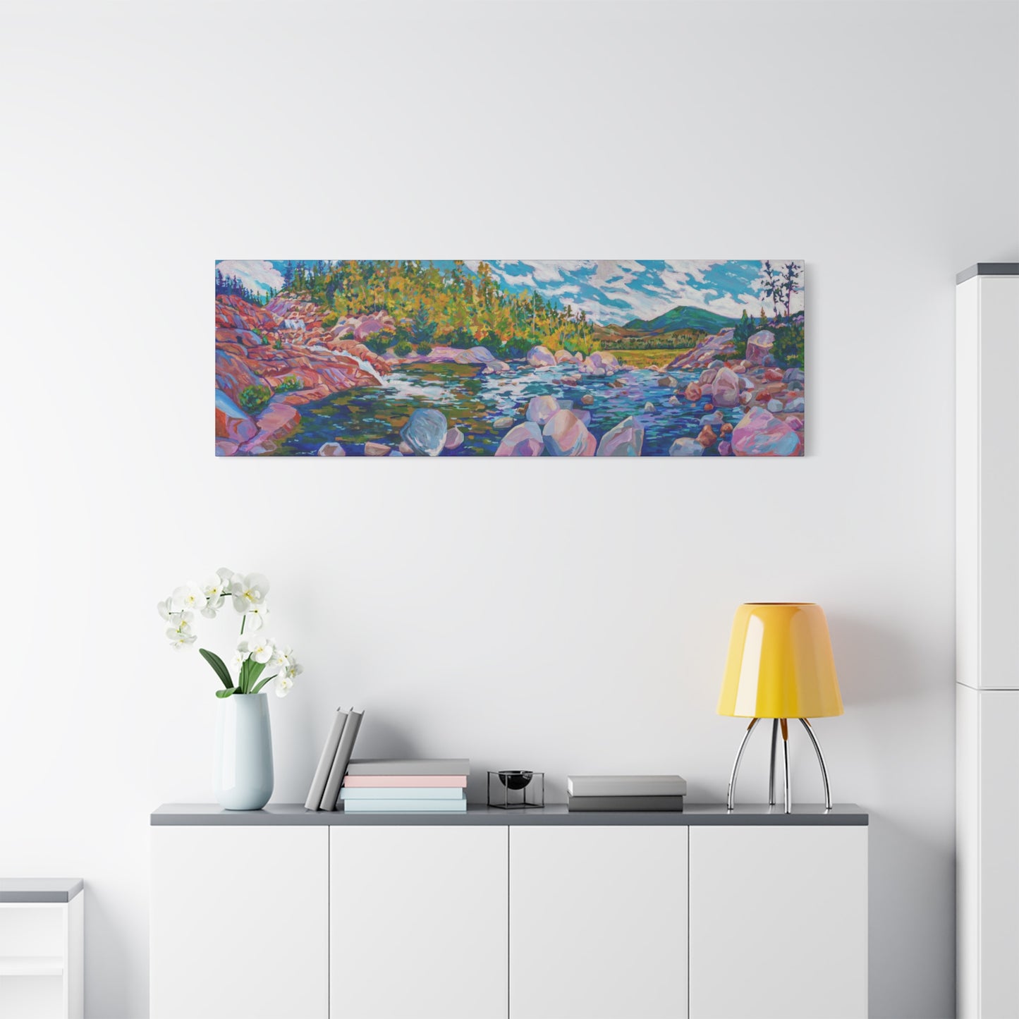 Alluvial Fan Rocky Mountain National Park— Gallery Wrapped Canvas Reproduction