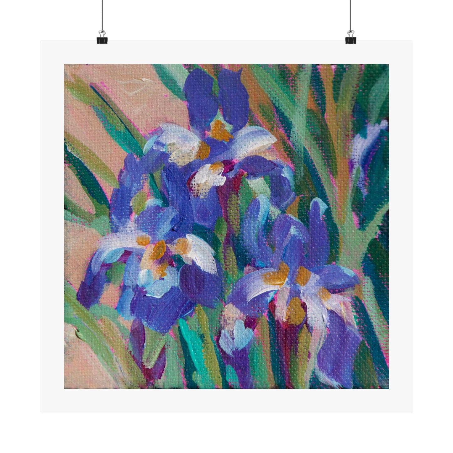Small Iris 2 — Matte Paper Poster Reproduction