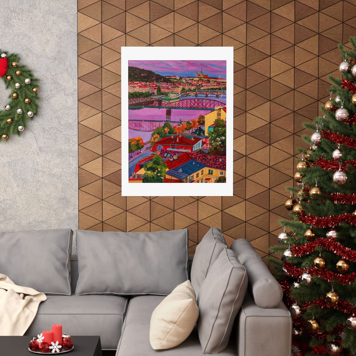 Postcards from Europe: Prague— Fine Art Poster Reproduction