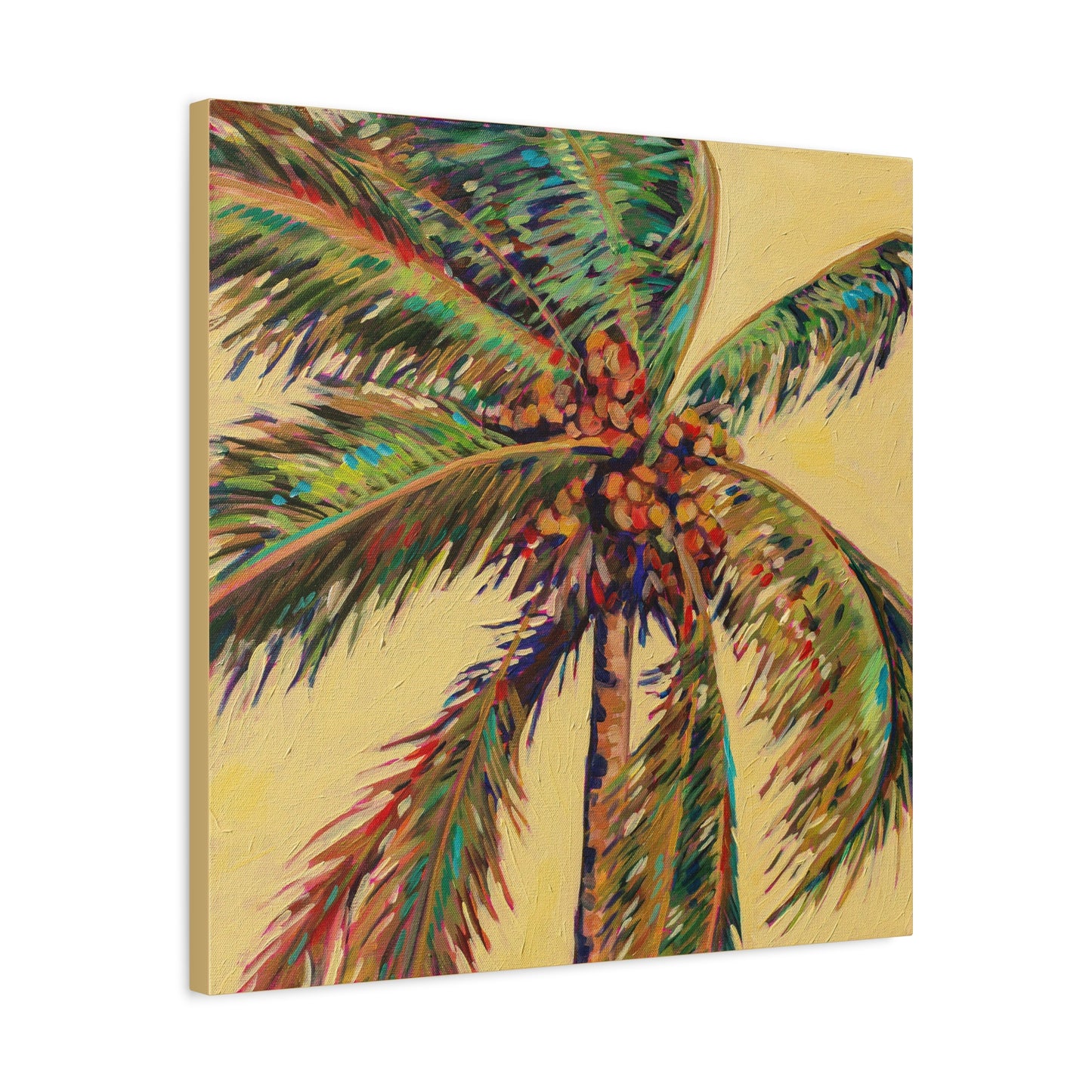 Palm Detail #17 (Coconut Tree) —Matte Canvas, Stretched, 1.25"
