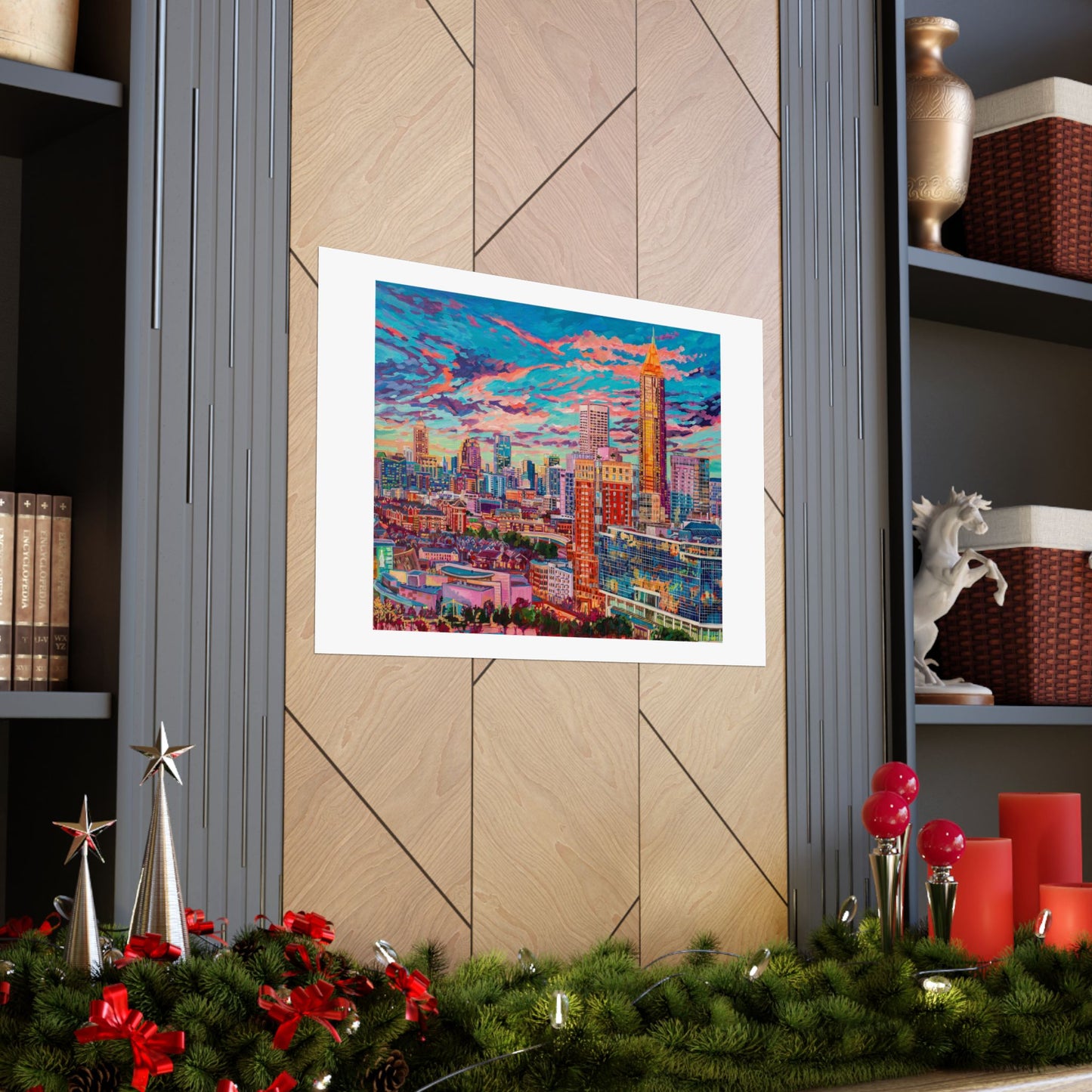 Midtown Atlanta Skyline—Matte Horizontal Fine Art Poster Reproductions