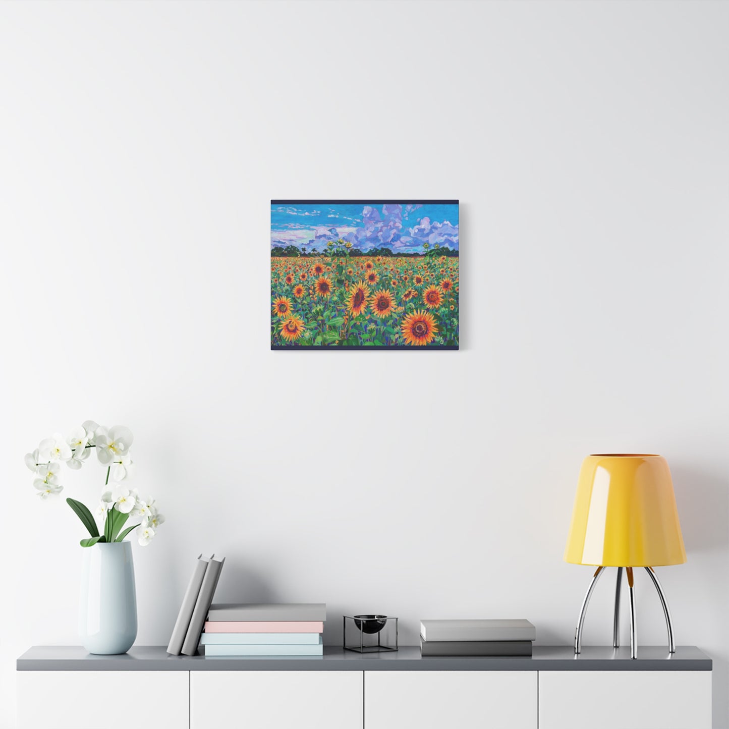Field of Sunshine Sunflowers—Matte Canvas, Stretched, 1.25"