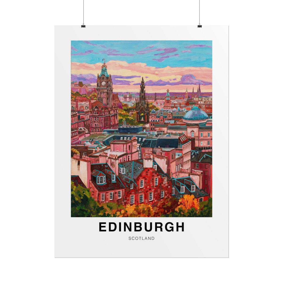 Postcards from Europe- Edinburgh: Travel Posters Souvenirs