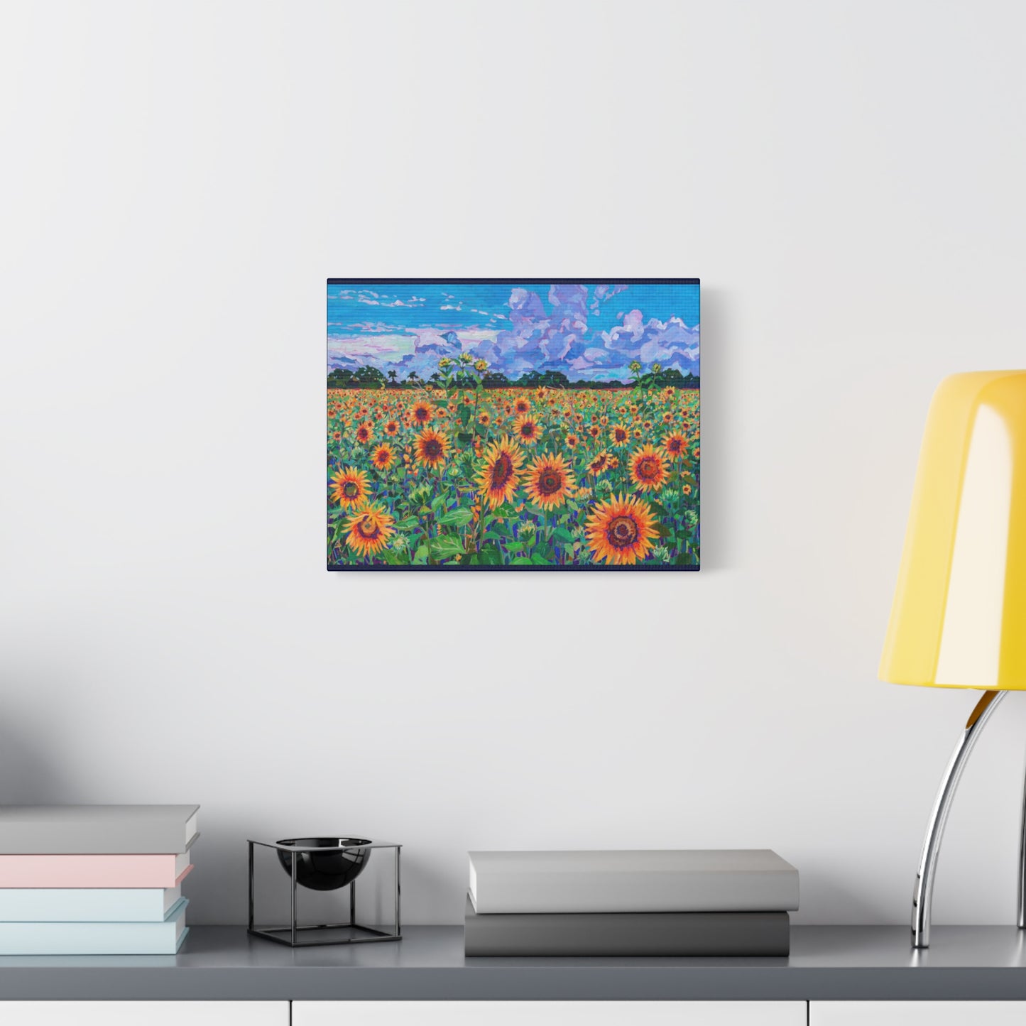 Field of Sunshine Sunflowers—Matte Canvas, Stretched, 1.25"