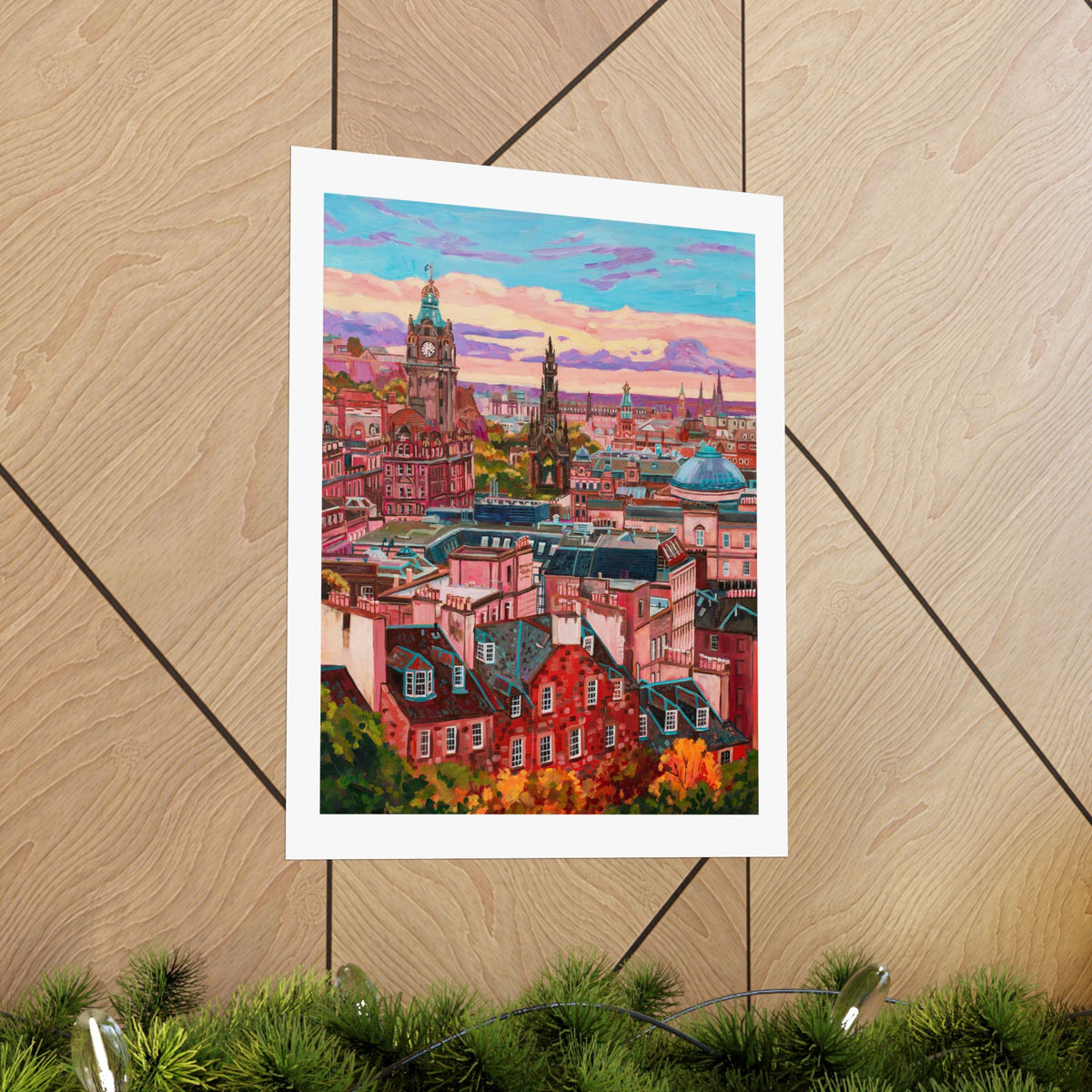 Postcards from Europe: Edinburgh — Fine Art Poster Reproduction