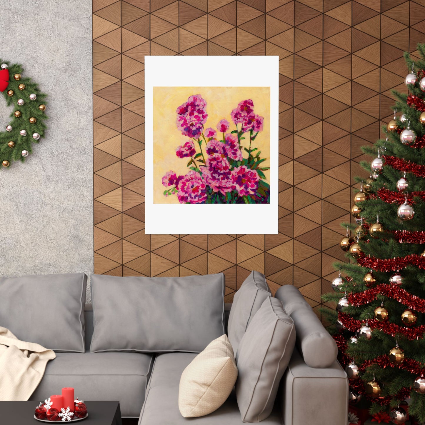 Pink Peonies— Matte Paper Poster Reproduction