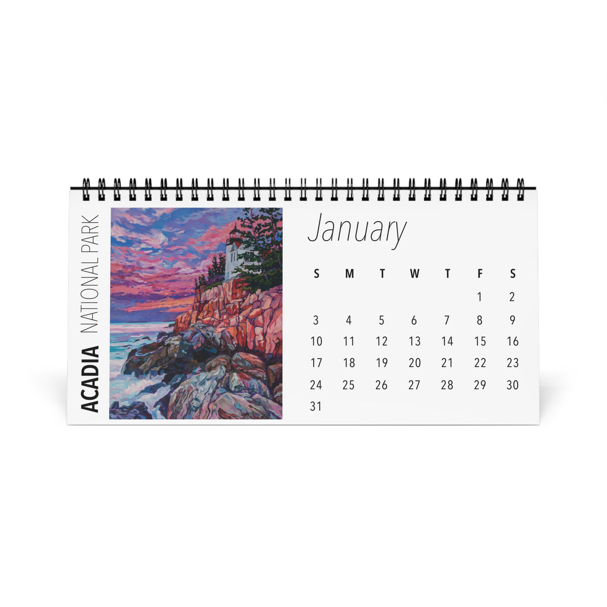National Parks 2027 Desktop Calendar