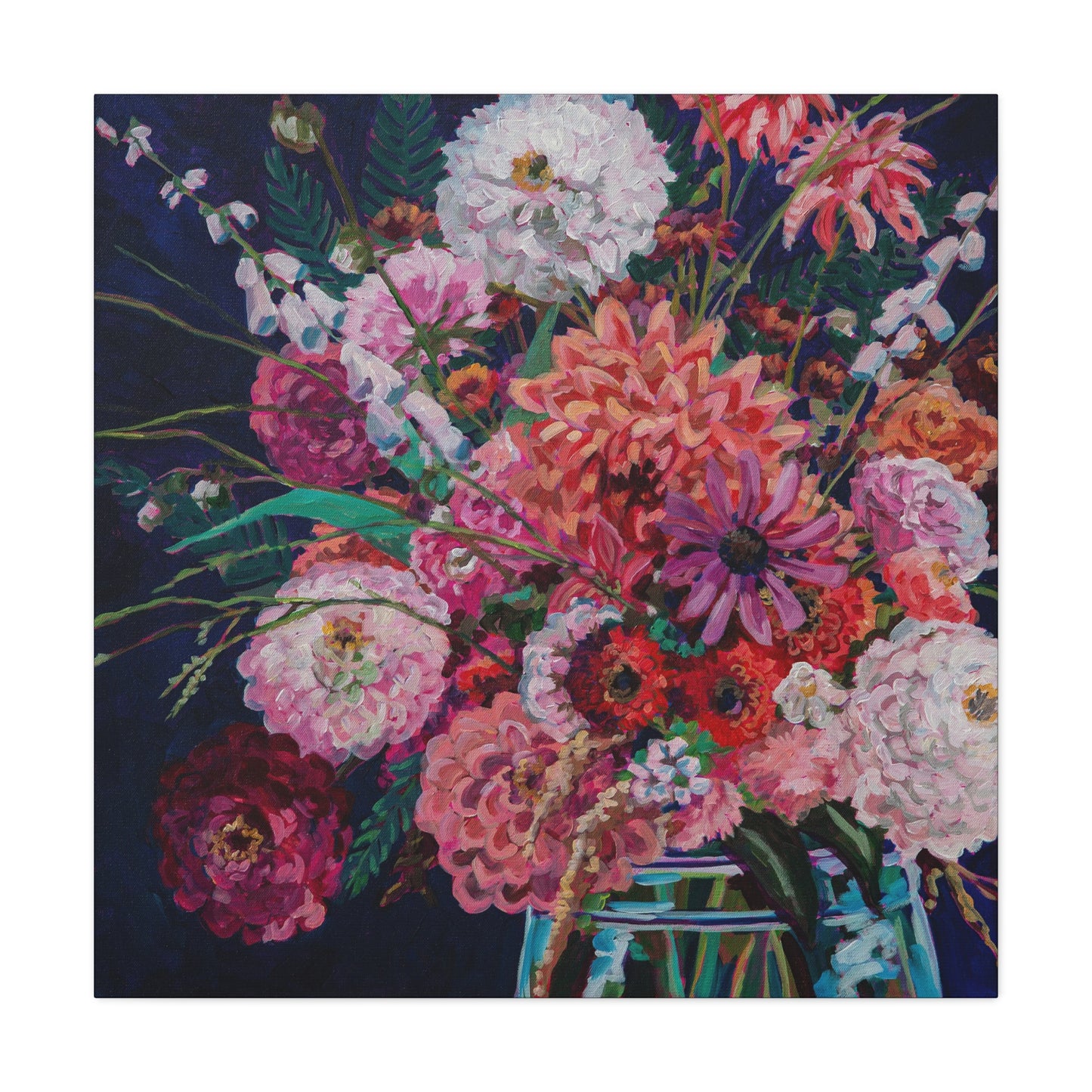 Fall Floral Still Life —Matte Canvas, Stretched, 1.25"