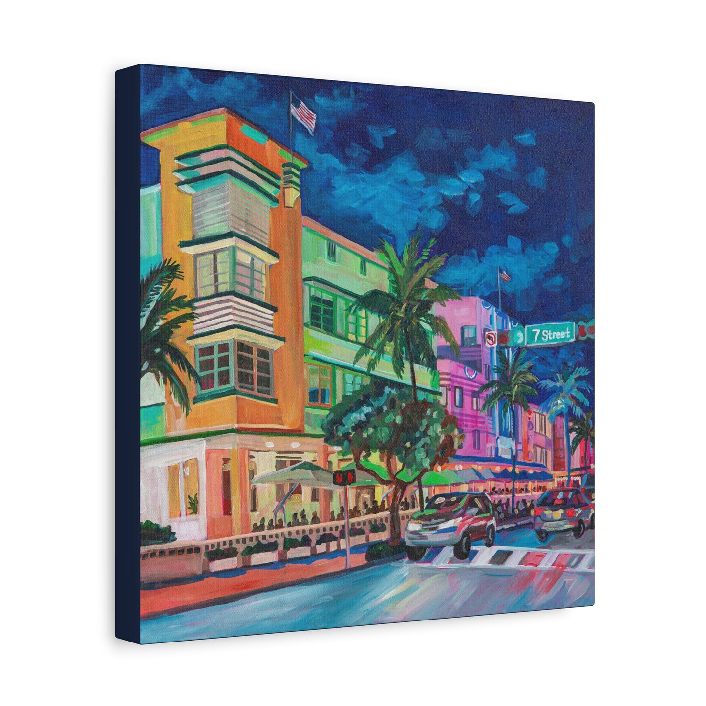 Avalon Hotel-South Beach Miami —Matte Canvas, Stretched, 1.25"