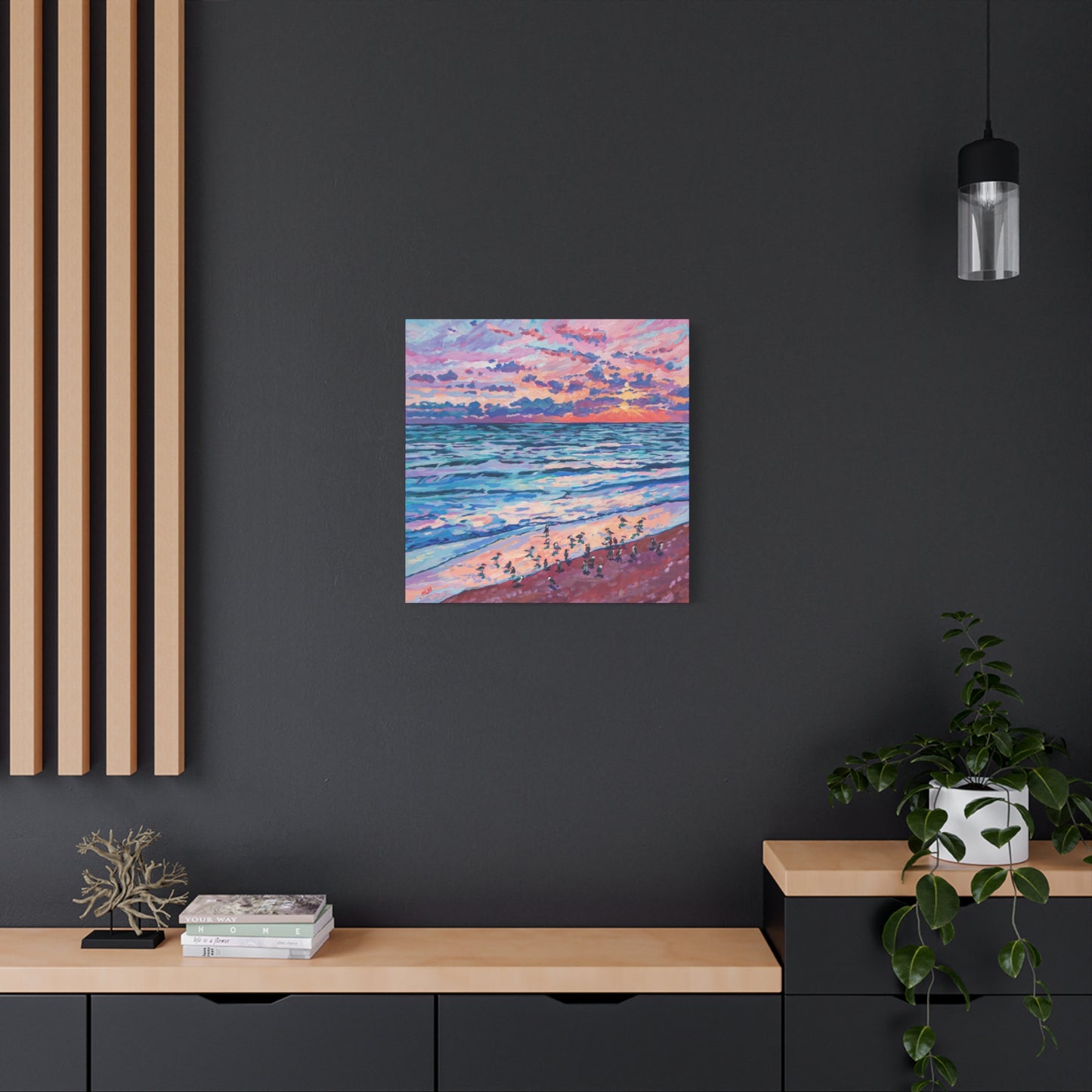 Morning Meetup—Matte Canvas, Stretched, 1.25"