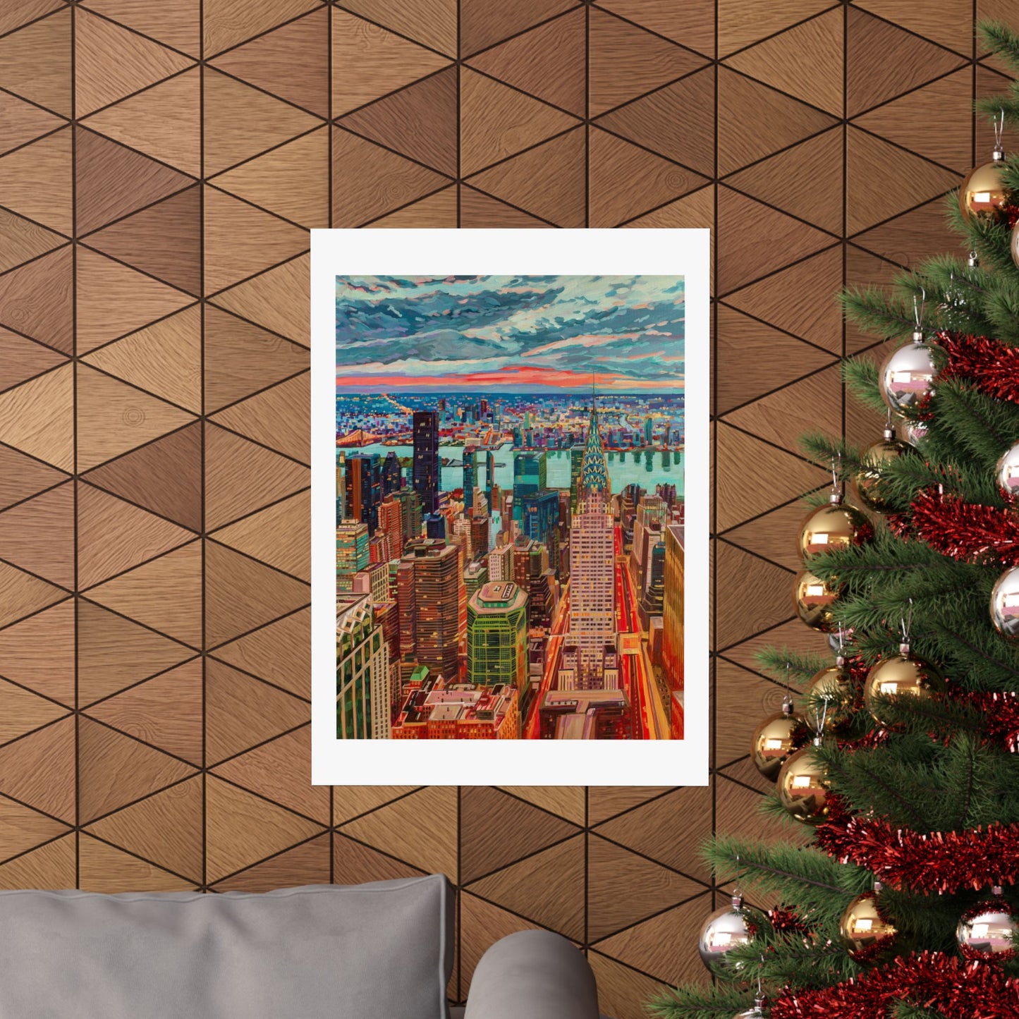 Manhattan Awakening-NYC — Fine Art Poster Reproduction