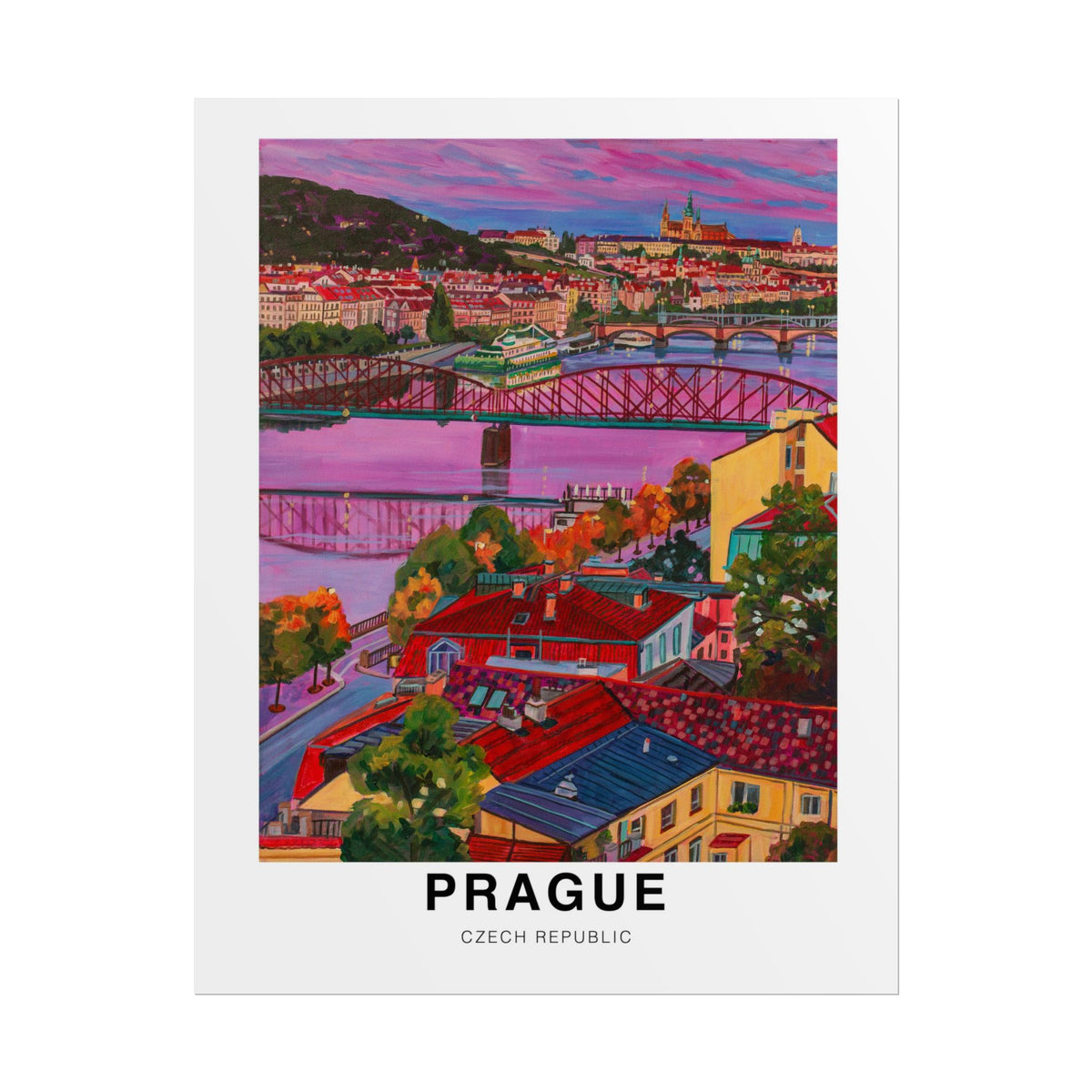 Postcards from Europe- Prague: Travel Posters Souvenirs