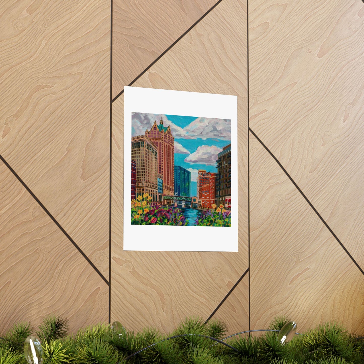Milwaukee River— Matte Paper Poster Reproduction