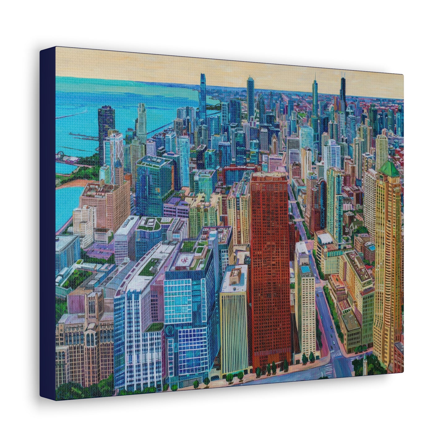 Chicago Skyline— Gallery Wrapped Canvas Reproduction