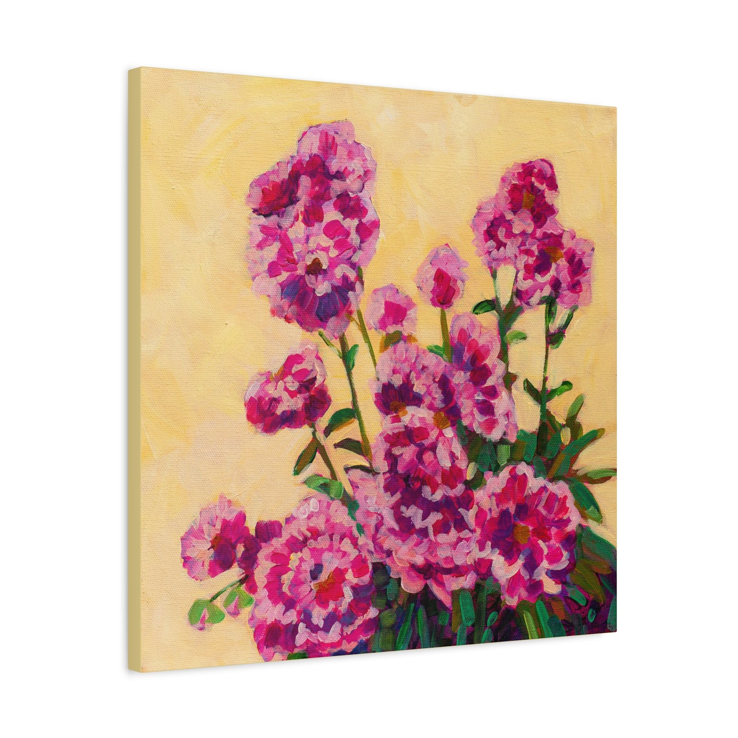 Pink Peonies—Matte Canvas, Stretched, 1.25"